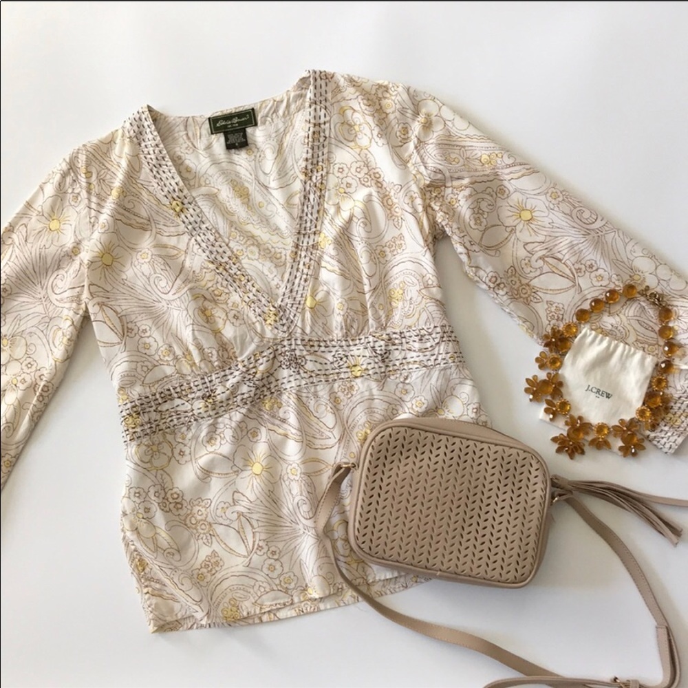 Eddie Bauer Embroidered Tunic Small